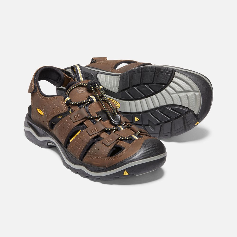 Sandalias Trekking Keen Mexico Marrom - Hombre Rialto Ii - LJ0397826